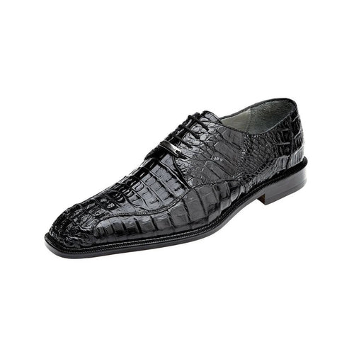 Chapo Exotic Crocodile Hornback Oxfords by Belvedere Shoes