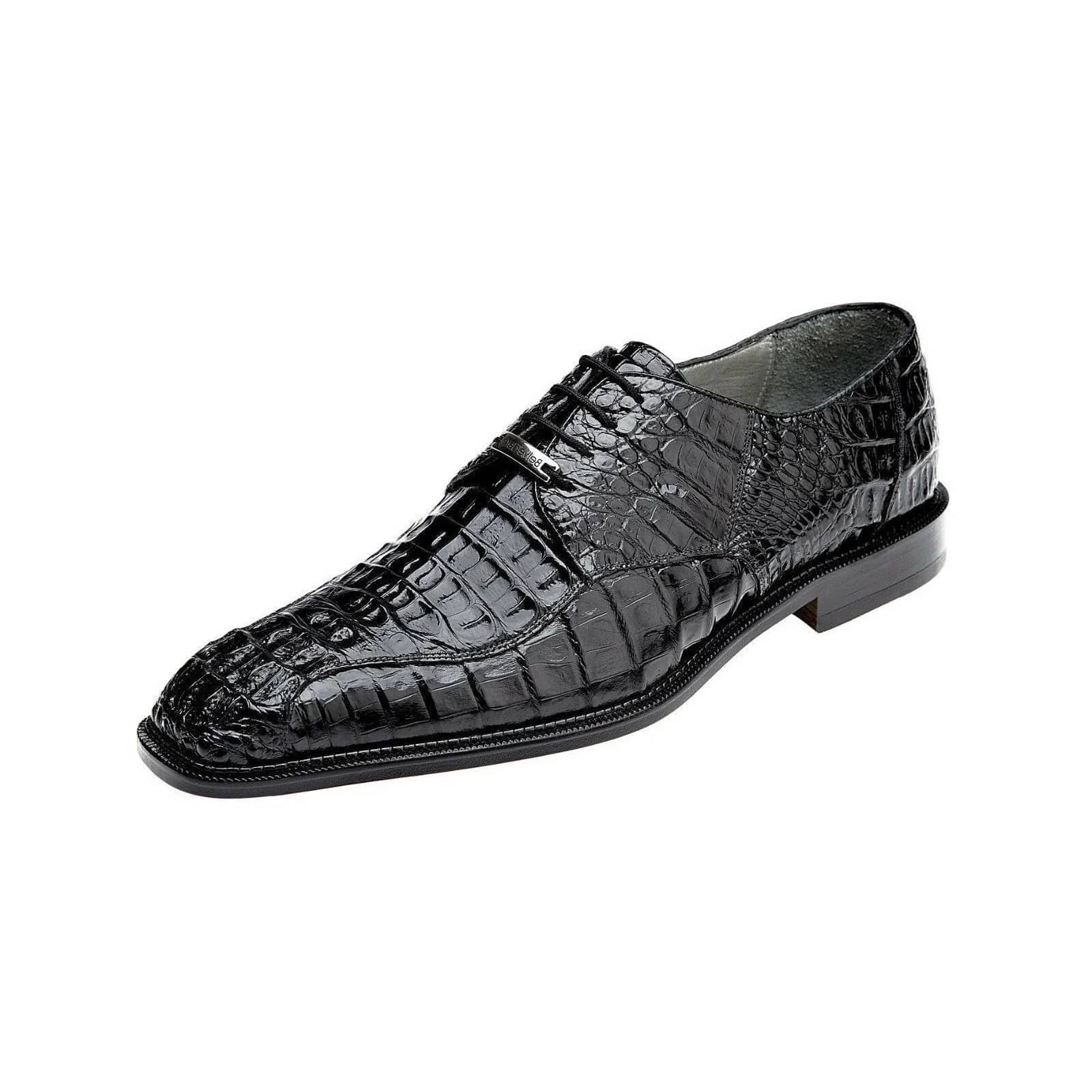 Chapo Exotic Crocodile Hornback Oxfords by Belvedere Shoes