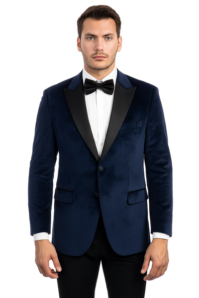 Navy Prom Tuxedo Suit 