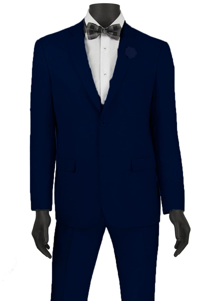 Mens Ultra Slim Fit Vested Textured Suit in Raisin by Vinci