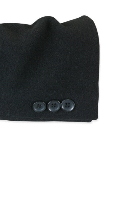 Men's Full Length Long Men's Dress Topcoat - Winter Coat In Black by USA Men's Outlet