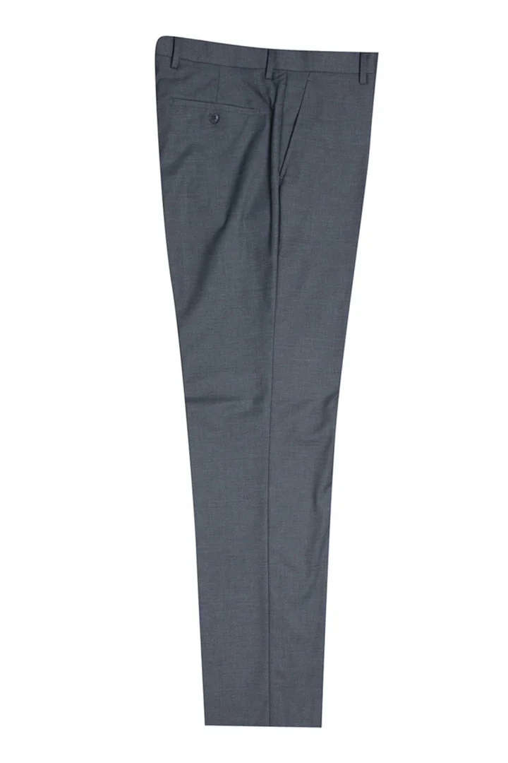 Designer Gray Prom Tuxedo - Grey Wedding Stacy Adams Vested Suit PROMTUXEDO