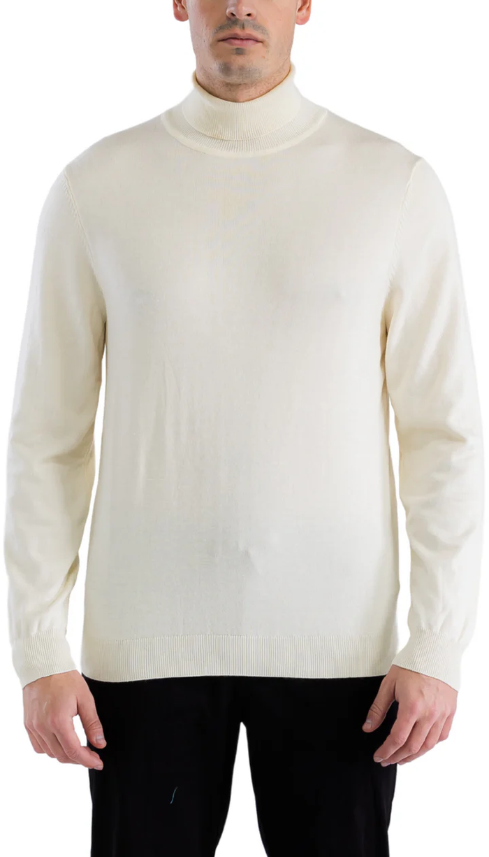 MENS OFF-WHITE PULLOVER TURTLENECK SWEATER USA Men's Outlet