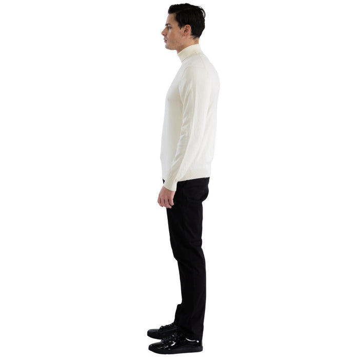 MENS OFF-WHITE PULLOVER TURTLENECK SWEATER USA Men's Outlet