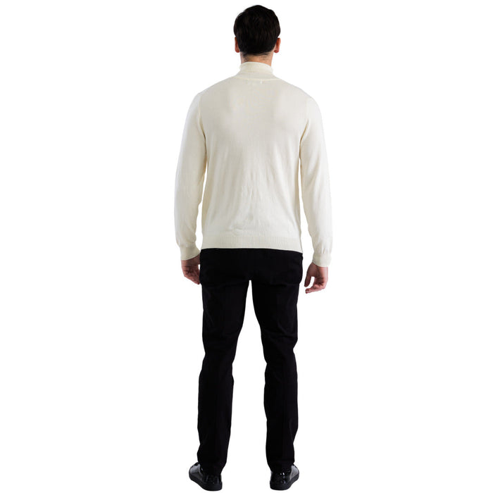 MENS OFF-WHITE PULLOVER TURTLENECK SWEATER USA Men's Outlet