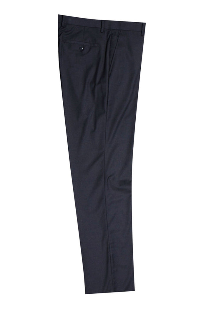 Men's Charcoal Grey Vested 2-Button Stacy Adams Suit