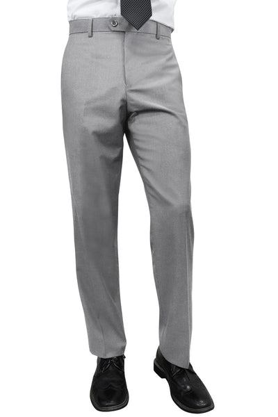 Men's Slim Fit Grey Wool Dress Pant from Statement Suits