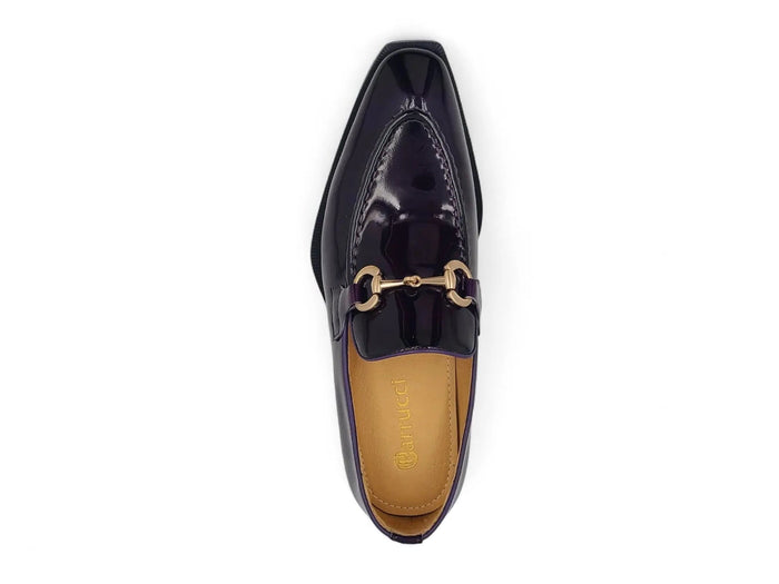 Carrucci Patent Leather Buckle Loafer