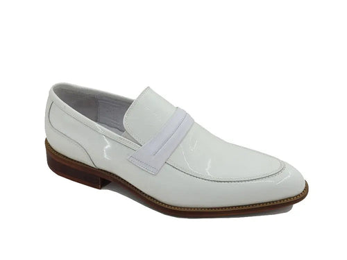 Carrucci Patent Leather Tuxedo Penny Loafer