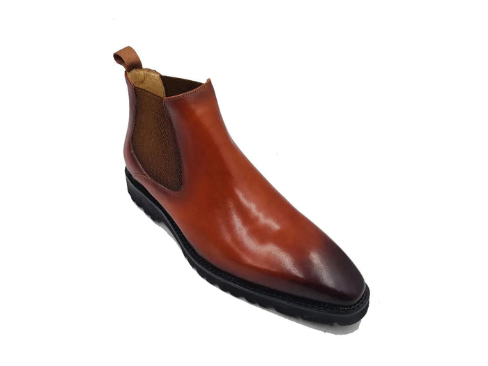 Carrucci Patina Chelsea Boot Lug Sole