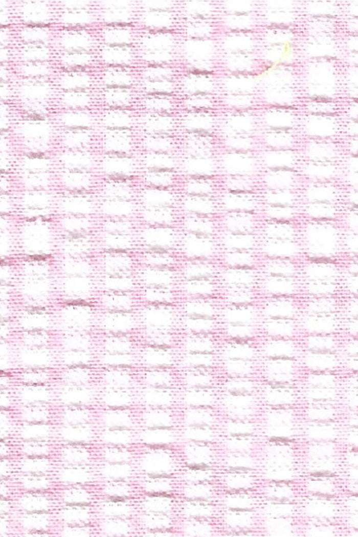 Mens 2PC Summer Seersucker Modern Fit Suit in Pink Pinstripe