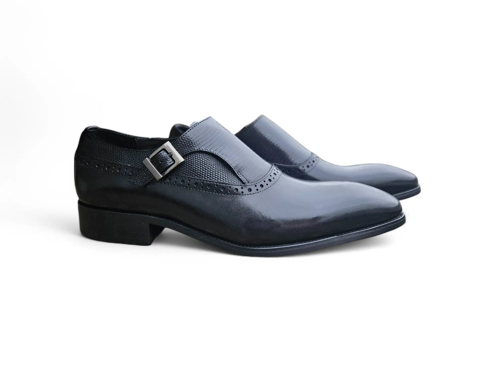 Plain Toe Single Monk Loafer