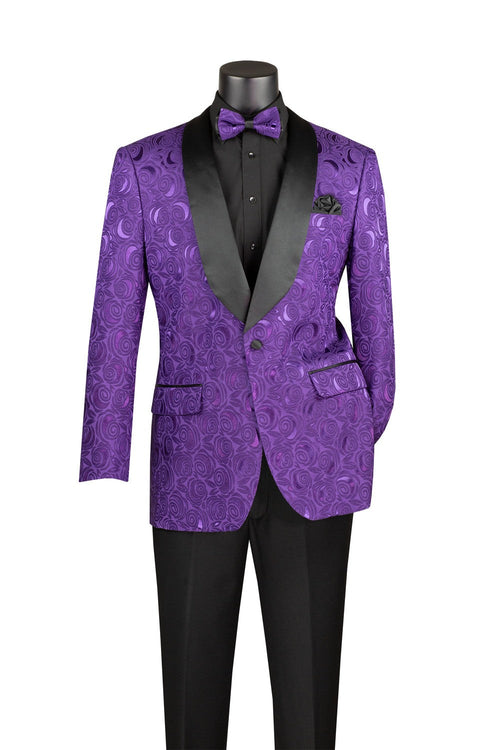 Purple Tuxedo Jacket