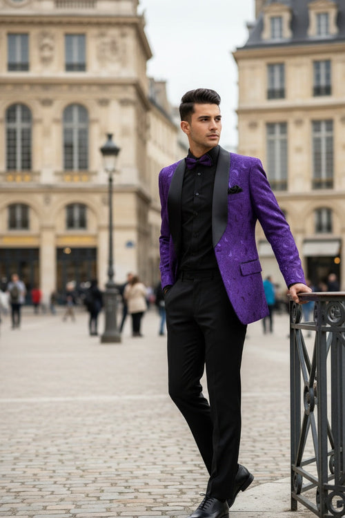 Purple Tuxedo Jacket