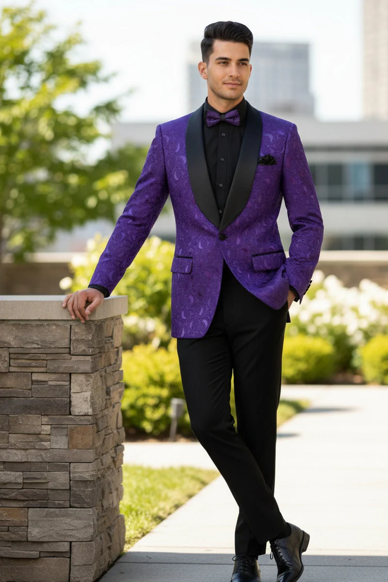 Purple Tuxedo Jacket