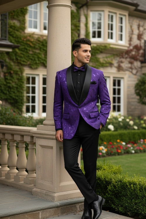 Purple Tuxedo Jacket