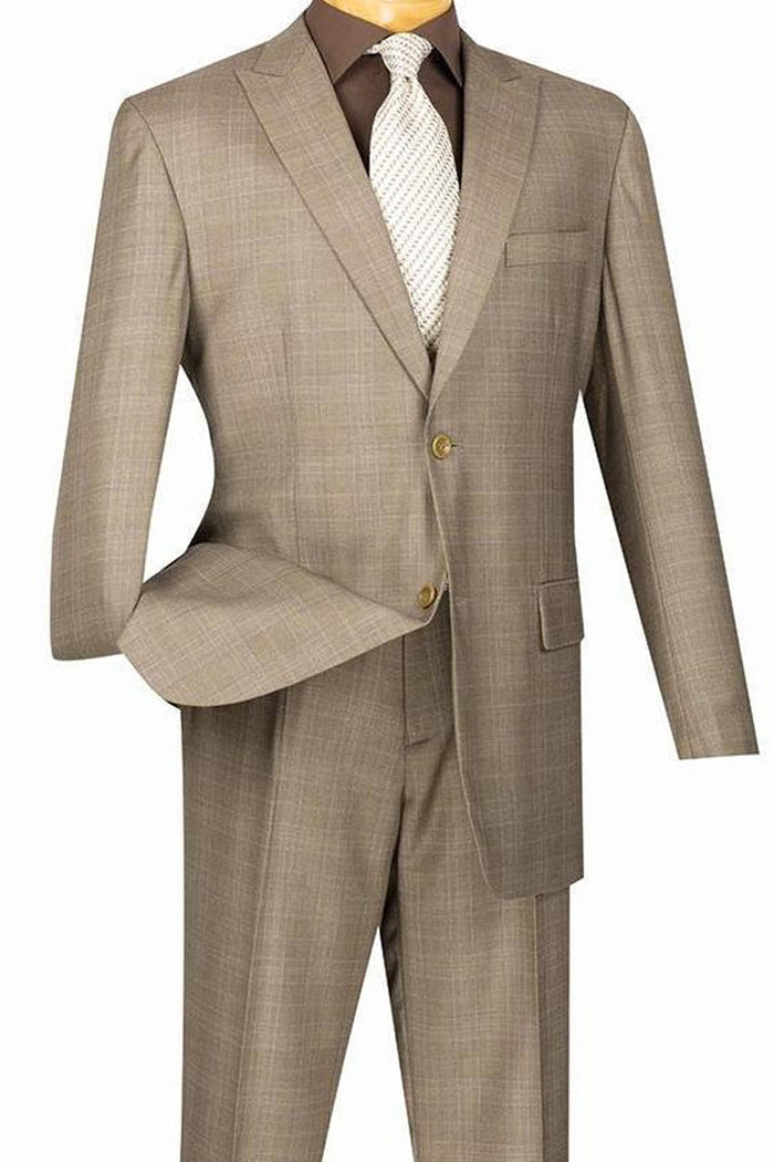 Mens 2 Button Modern Fit Seersucker Suit in Black by Vinci