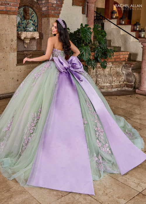 Rachel Allan RQ1140 Strapless Corset Quinceanera Dress