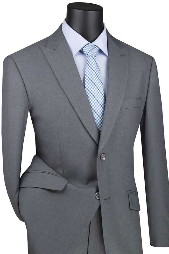 Mens Double Breasted Bold Windowpane Suit in Black by Vinci