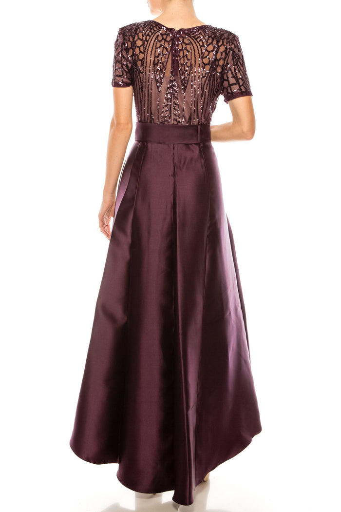 RM Richards Sequin Hi-Lo Evening Dress (MORE COLORS)