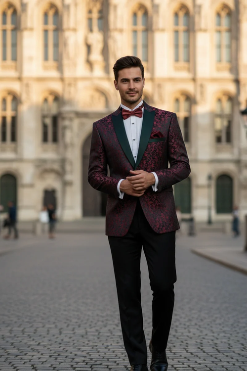 Red Tuxedo Jacket