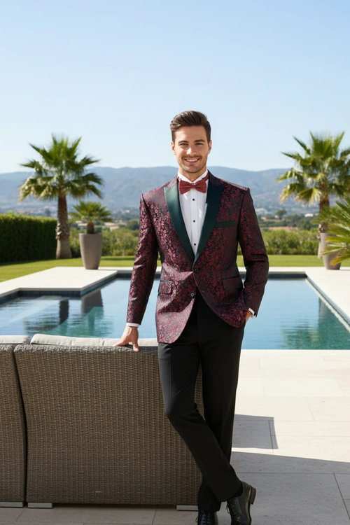 Red Tuxedo Jacket