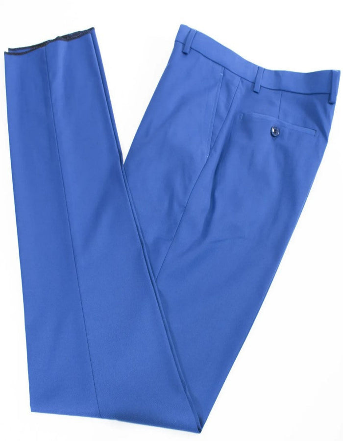 Royal Blue 3-Piece Slim-Fit Suit with Gold Buttons by USA Men's Outlet