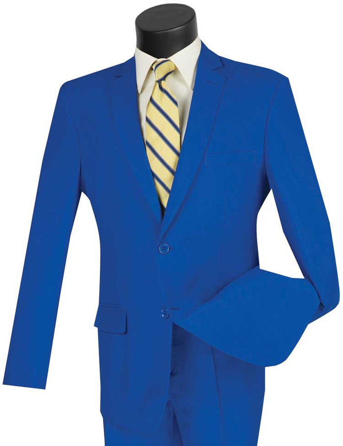 Maroon Modern Fit 2 Piece Suit Textured Solid with Peak Lapel by Vinci