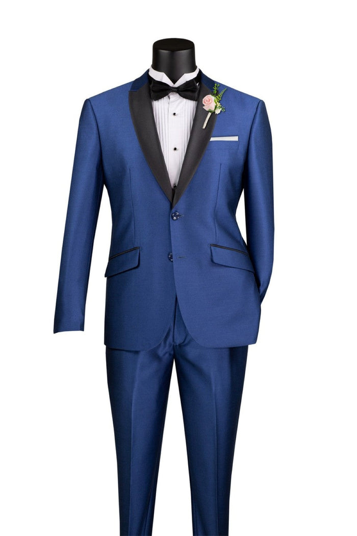 Odyssey Collection - Brown Regular Fit 3 Piece Suit 2 Button Gangster Stripe by Vinci