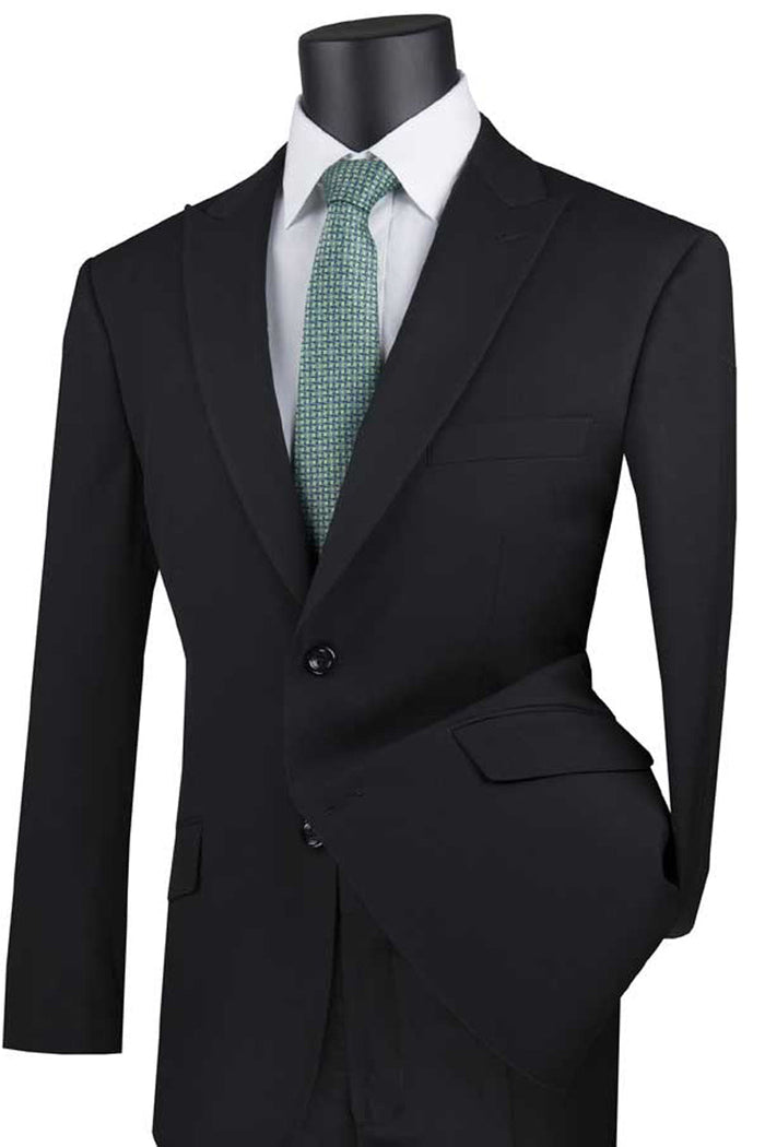 Mens 2 Button Linen Summer Suit in White by Vinci