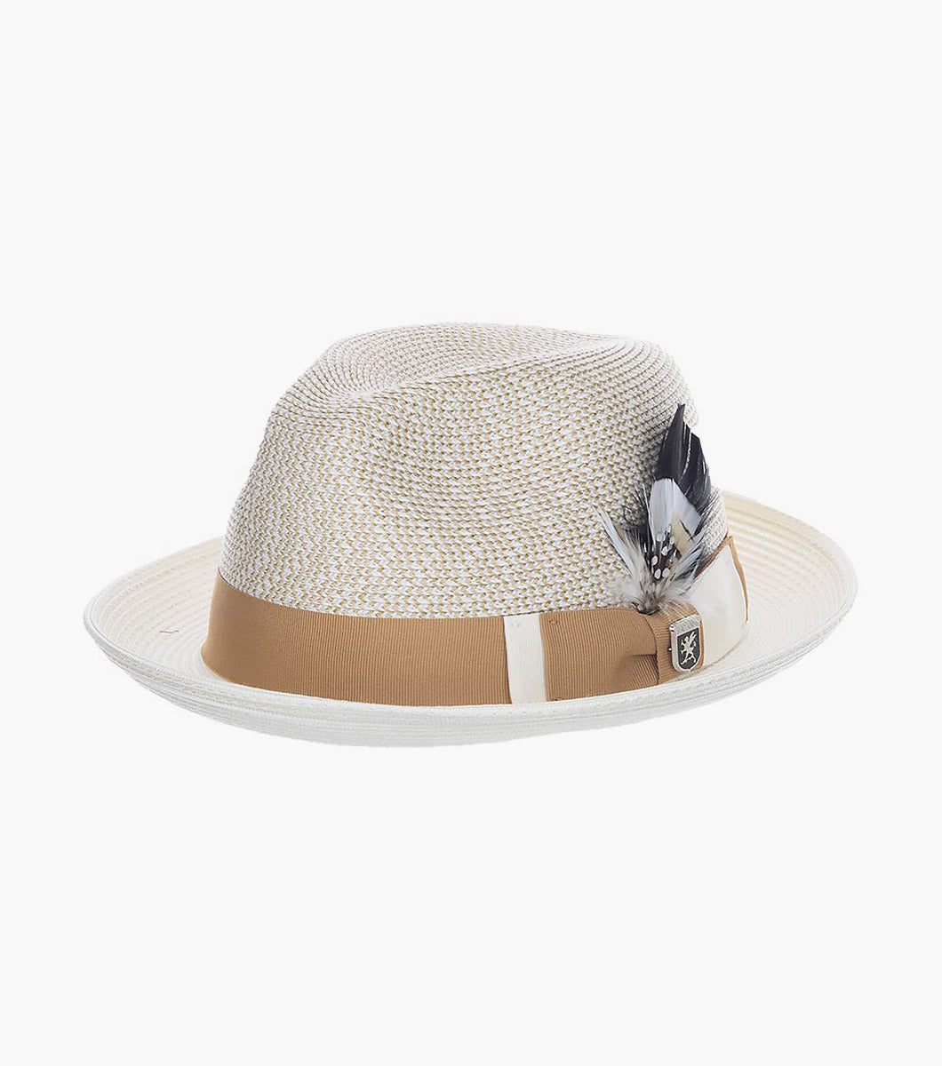 SKYLIN FEDORA Paper Braided Pinch Front Hat