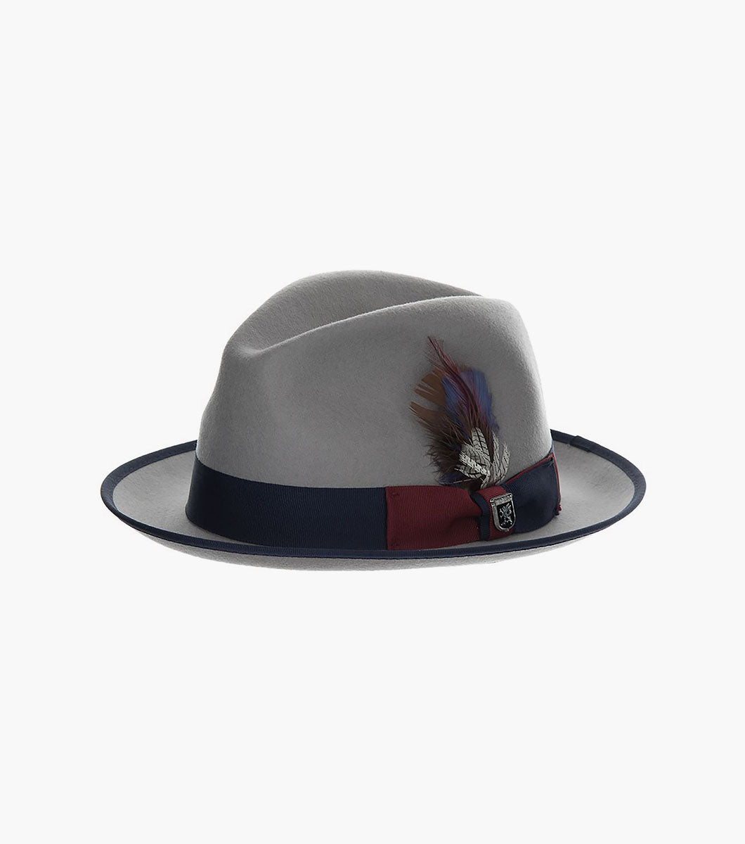 EVREN FEDORA Wool Felt Pinch Front Hat