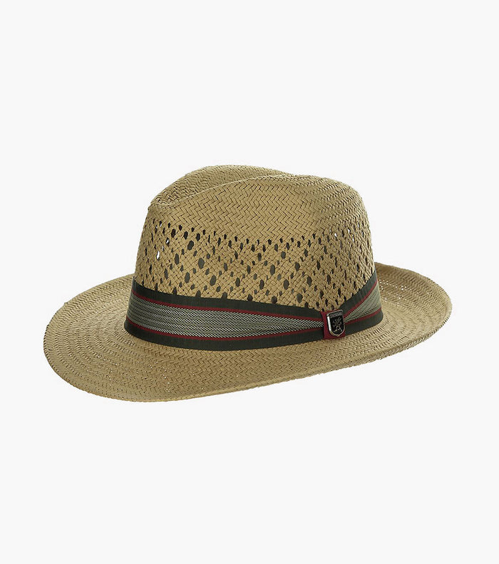 WALTER FEDORA Toyo Pinch Front Hat