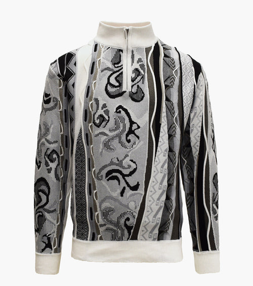 SINCLAIR Quarter Zip Sweater