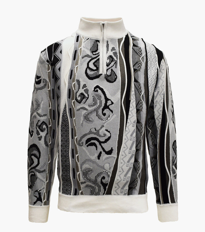 SINCLAIR Quarter Zip Sweater