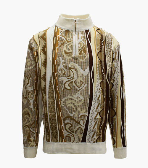 SINCLAIR Quarter Zip Sweater