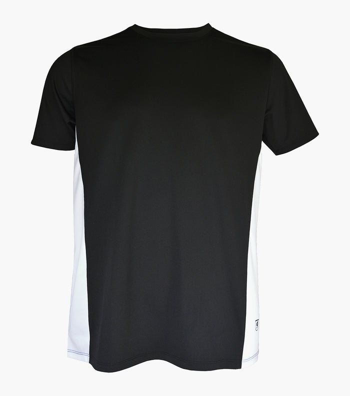 CREW NECK BLOCK T-SHIRT Performance Fabric