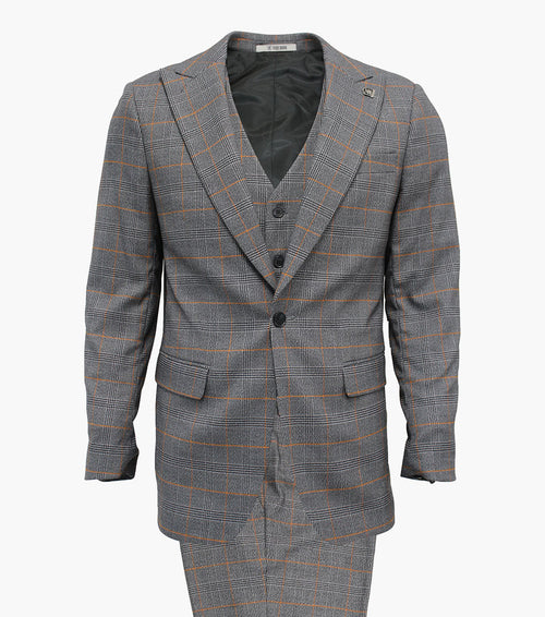 CROWE 3 Piece Vested Suit