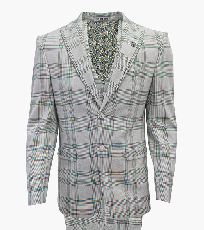 ROCHE 3 Piece Vested Suit