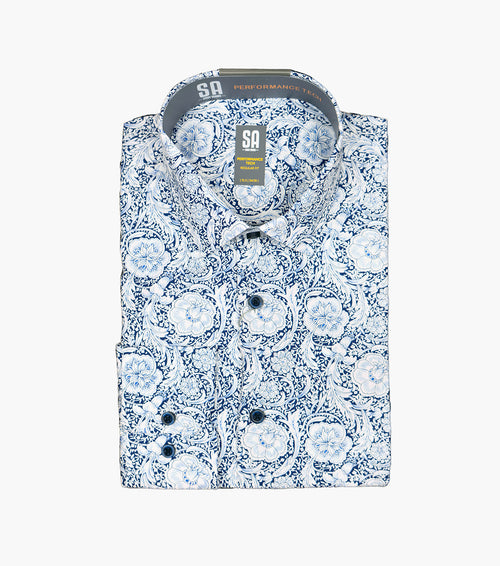 HARBOUGH DRESS SHIRT Spread Collar