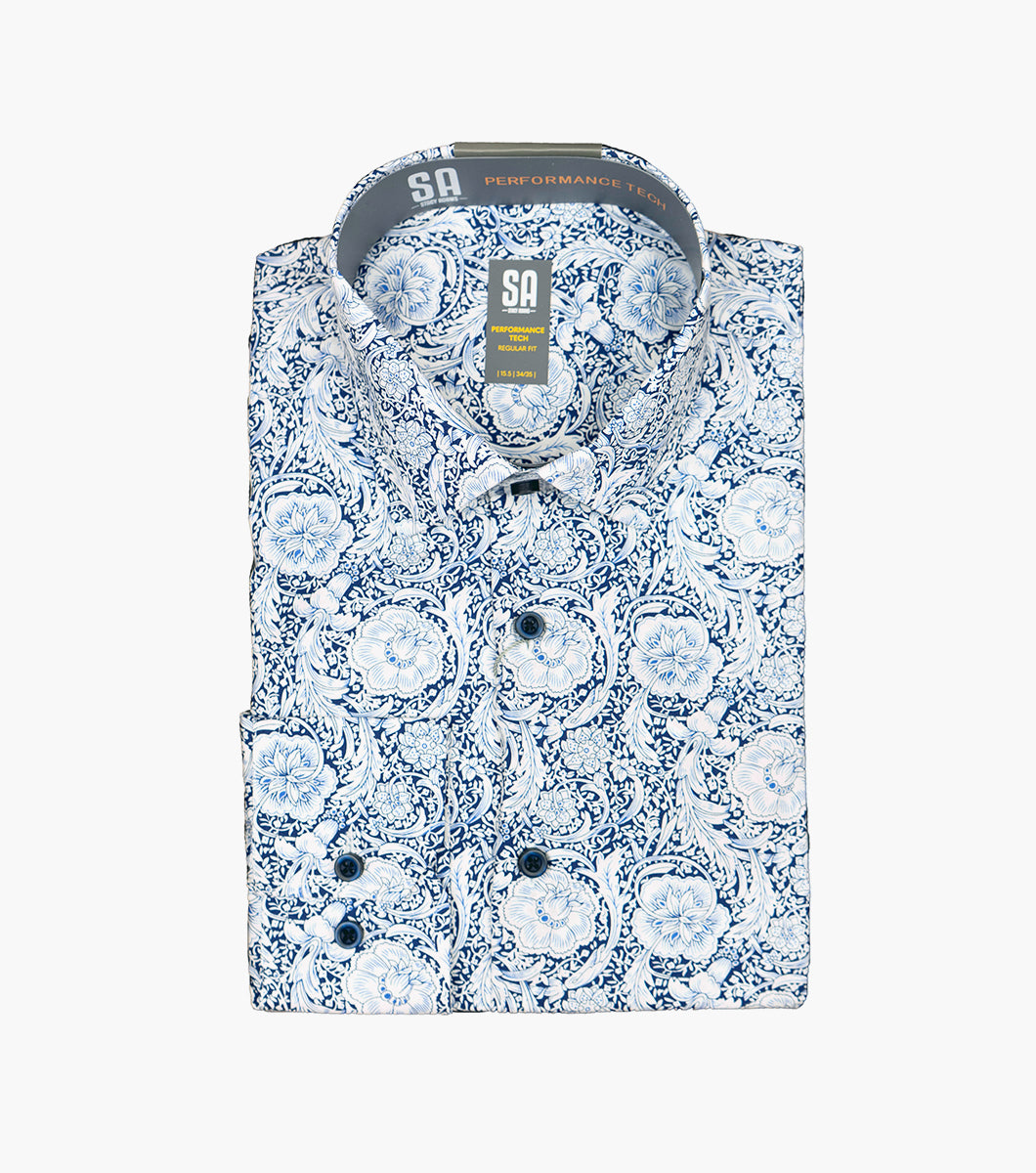 HARBOUGH DRESS SHIRT Spread Collar