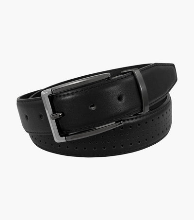 Stacy Adams Pacer Perf Leather Belt by Stacy Adams Shoes
