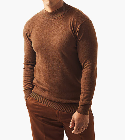 ASHER Mock Neck Sweater