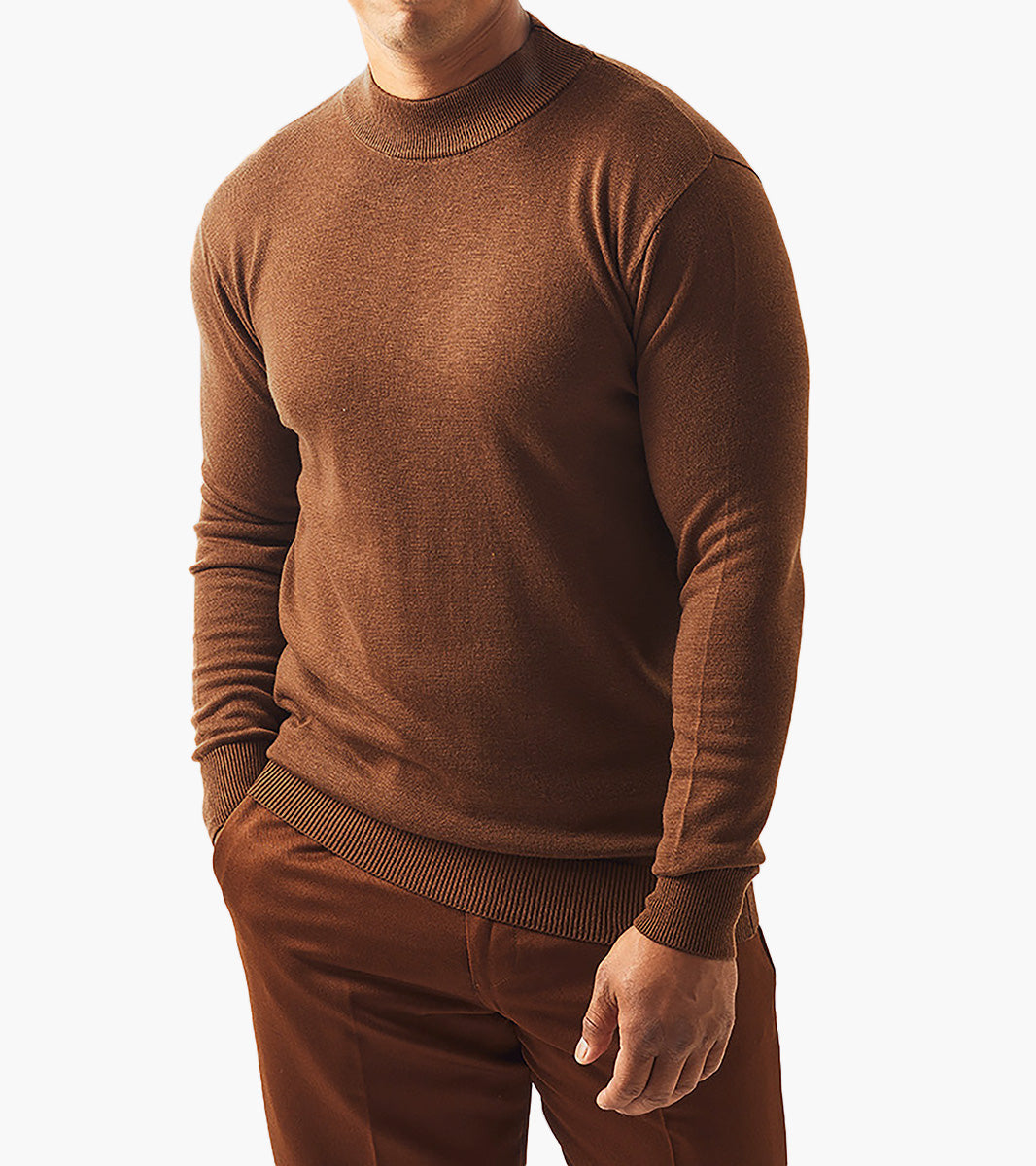 ASHER Mock Neck Sweater