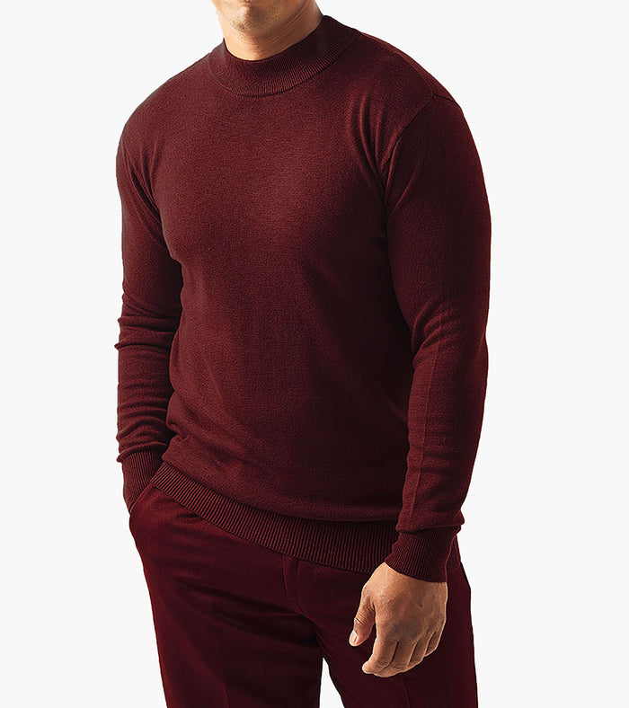 ASHER Mock Neck Sweater