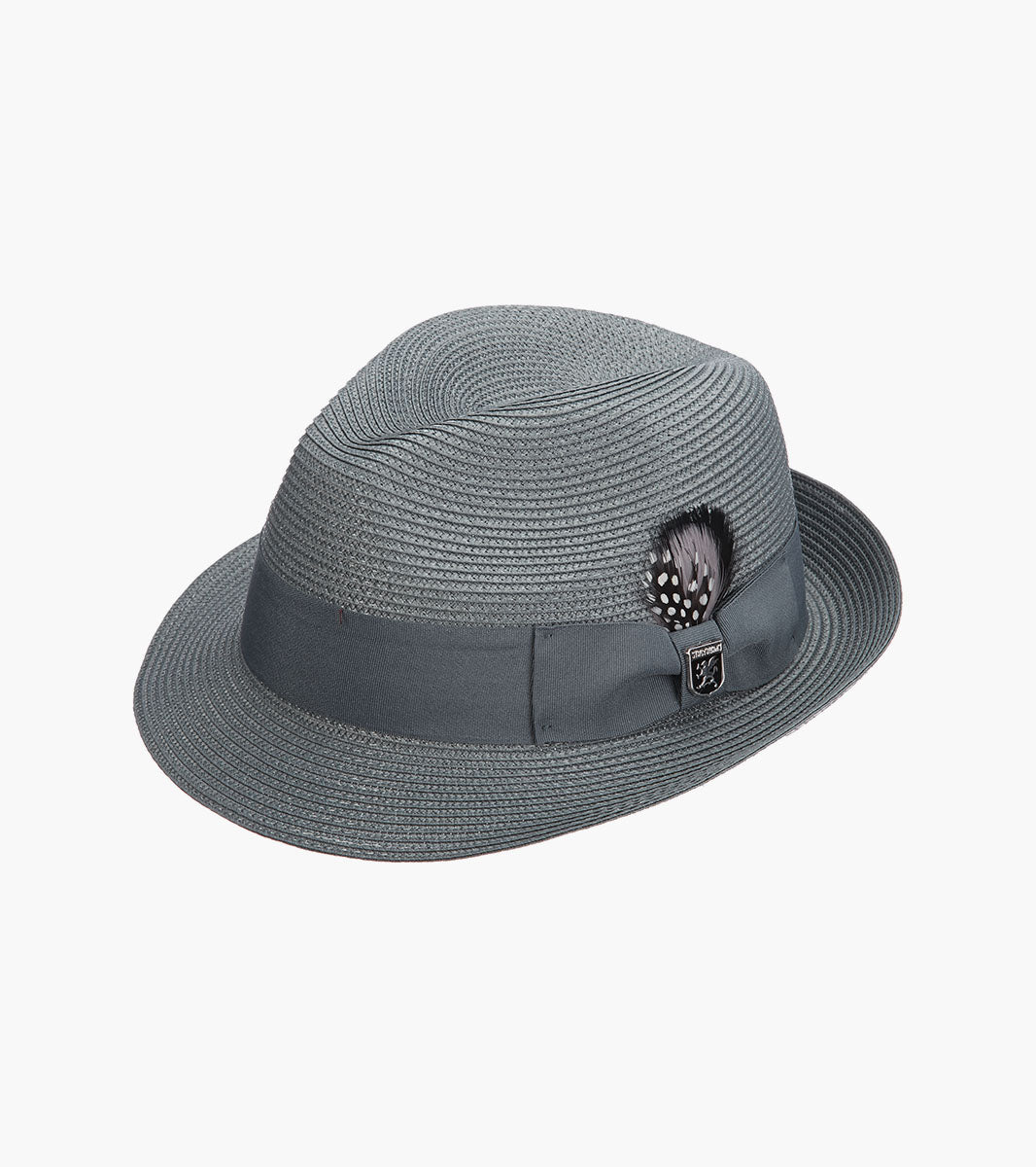 BELMONT FEDORA Poly Braid Pinch Front Hat