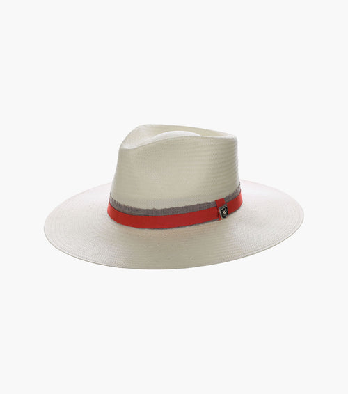 HARLOW FEDORA Toyo Pinch Front Hat