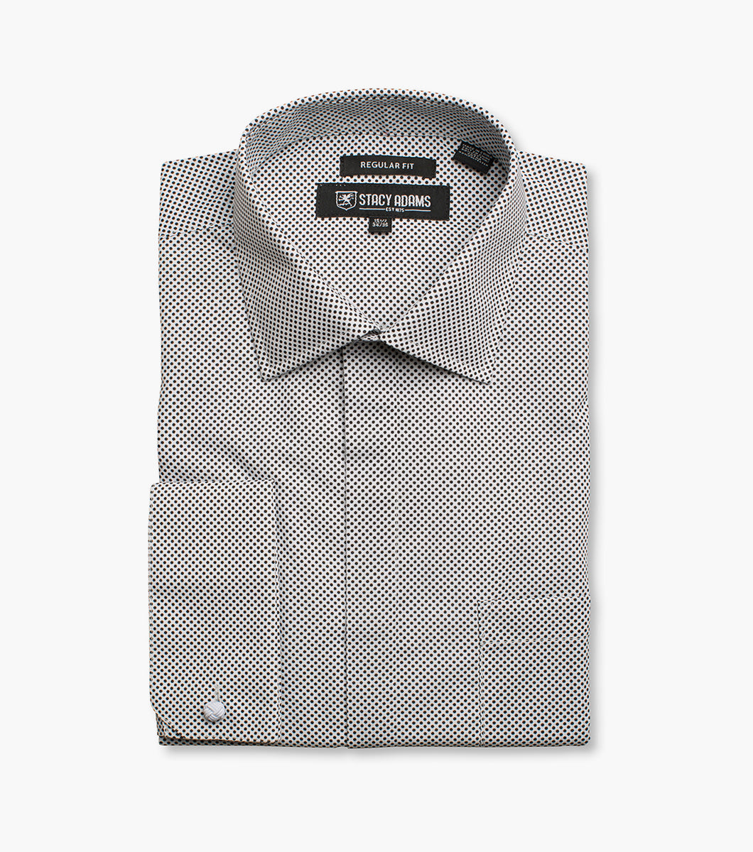 SERGIO DOTS DRESS SHIRT Point Collar