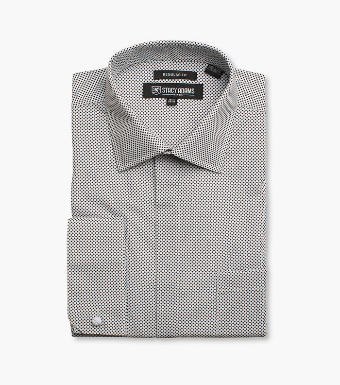 SERGIO DOTS DRESS SHIRT Point Collar