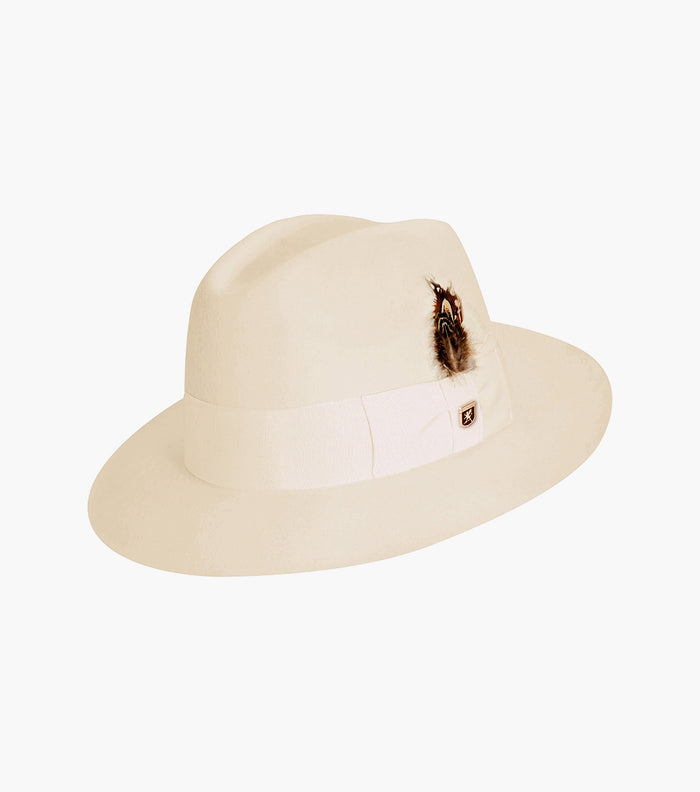 AUGUST FEDORA Wool Felt Pinch Front Hat